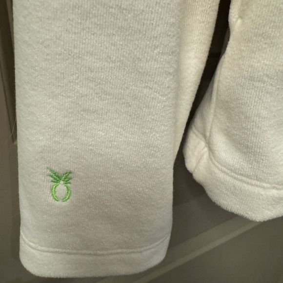 HP! ππ NWOT Dudley Stephens Sheffield Island Pullover in Terry Fleece, Cream - Picture 5 of 7